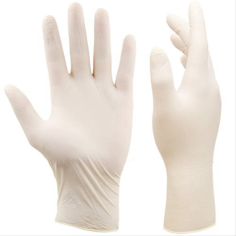 Guantes de examen de látex