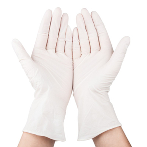 Guantes de examen de látex